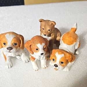 HOMCO doggie figurines lot of 4
